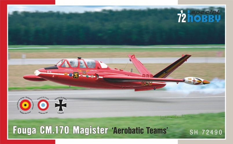 SPECIAL HOBBY SH72490 FOUGA CM-17O MAGISTER AEROBATIC TEAMS