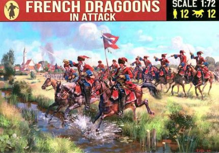 STRELETS*R 980253 FRENCH DRAGOONS IN ATTACK