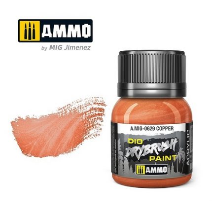 AMMO A.MIG-0629 DIO DRYBRUSH COPPER