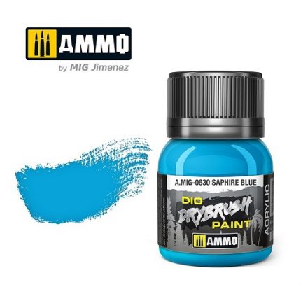 AMMO A.MIG-0630 DIO DRYBRUSH SAPHIRE BLUE