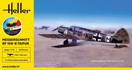 HELLER 56231 STARTER KIT MESSERSCHMITT BF109-B TAIFUN