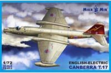 MIKROMIR 72-013 ENGLISH-ELECTRIC CANBERRA T.17