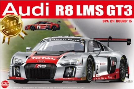 NUNU MODEL KIT PN24004 AUDI R8 LMS GT3 SPA 24 HOURS 15