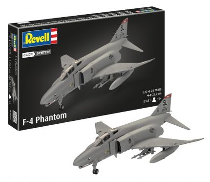 REVELL CLICK SYSTEM 03651 F-4 PHANTOM
