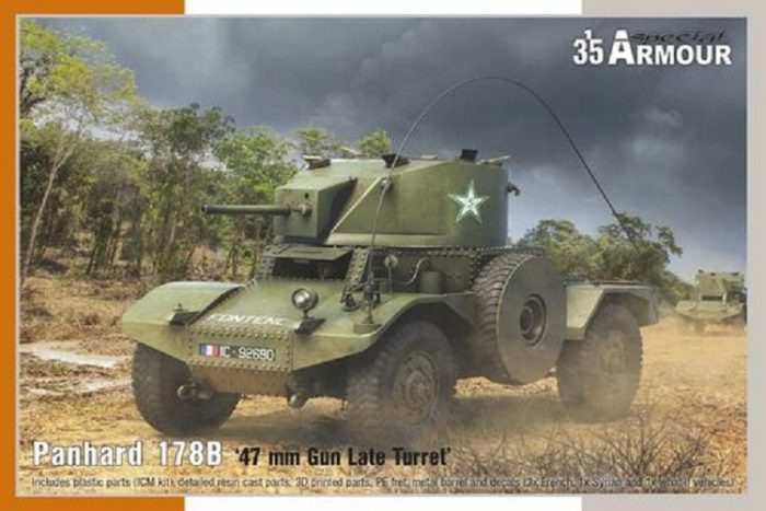 SPECIAL ARMOUR SA35009 PANHARD 178B 47 MM GUN LATE TURRET