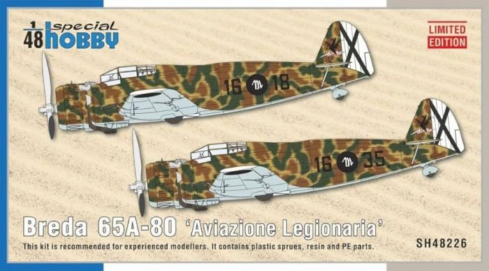 SPECIAL HOBBY SH48226 BREDA 65A-80 AVIAZIONE LEGIONARIA