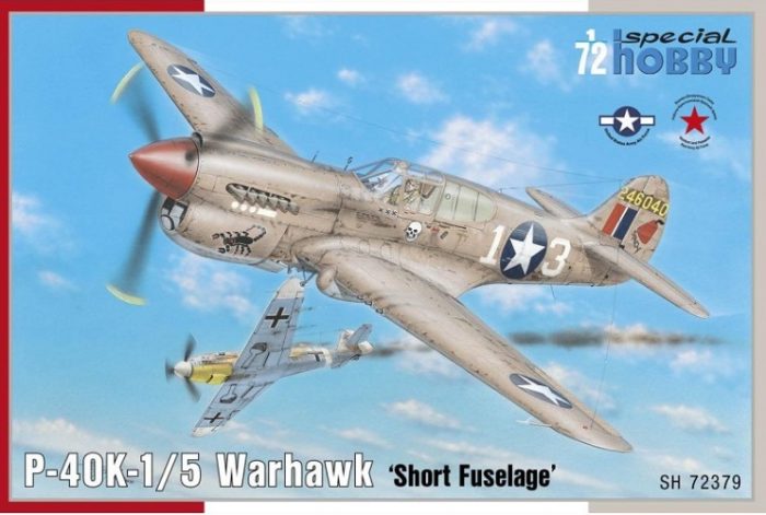 SPECIAL HOBBY SH72379 P-40K-1/5 WARHAWK SHORT FUSELAGE