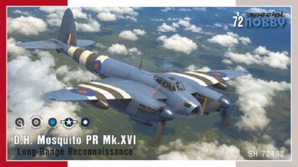 SPECIAL HOBBY SH72452 D.H. MOSQUITO PR MK.XVI LONG-RANGE RECONNAISSANCE