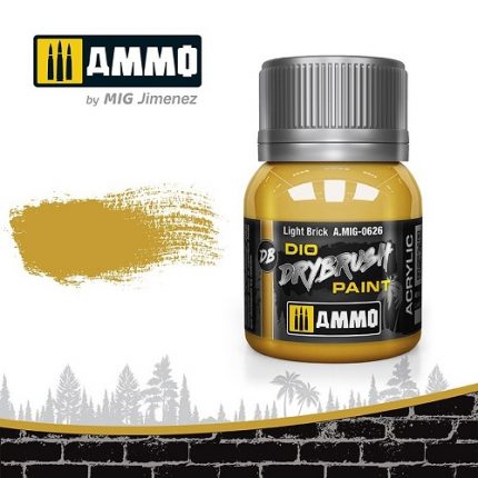 AMMO A.MIG-0626 DIO DRYBRUSH LIGHT BRICK