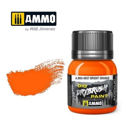 AMMO A.MIG-0637 DIO DRYBRUSH BRIGHT ORANGE