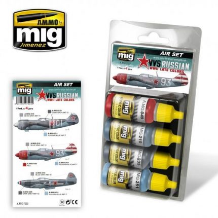 AMMO BY MIG JIMENEZ A.MIG-7223 AIR SET RUSSIAN WWII LATE COLORS