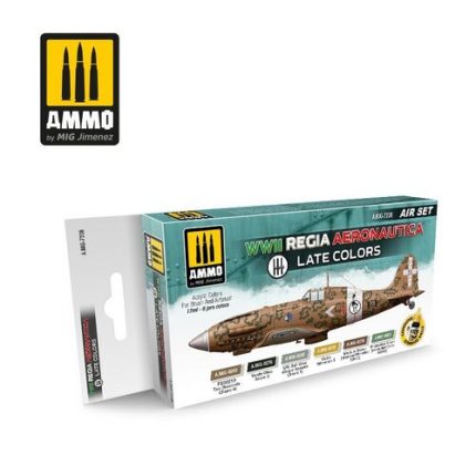 AMMO BY MIG JIMENEZ A.MIG-7238 AIR SET WWII REGIA AERONAUTICA LATE COLORS