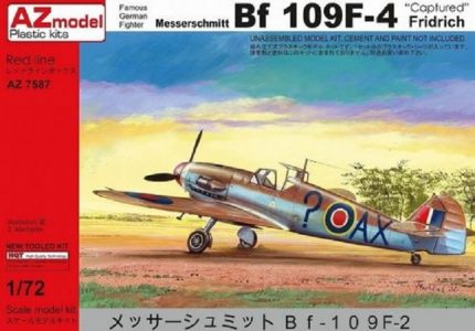AZ MODEL AZ7587 MESSERSCHMITT BF 109F-4 CAPTURED FRIDRICH