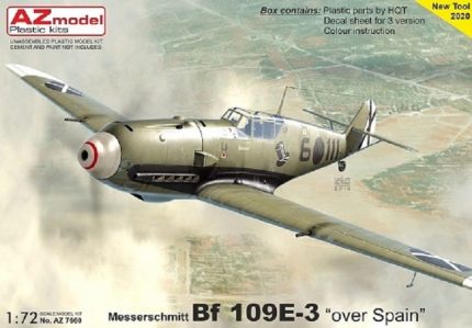 AZ MODEL AZ7660 MESSERSCHMITT BF 109E-3 OVER SPAIN