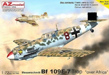 AZ MODEL AZ7663 MESSERSCHMITT BF 109E-7 TROP OVER AFRICA