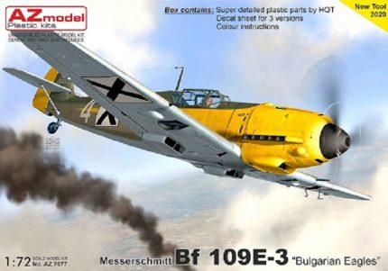 AZ MODEL AZ7677 MESSERSCHMITT BF 109E-3 BULGARIAN EAGLES