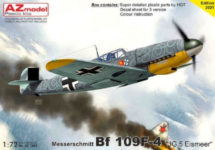 AZ MODEL AZ7685 MESSERSCHMITT BF 109F-4 JG.5 EISMEER