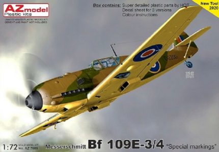 AZ MODEL AZ7689 MESSERSCHMITT BF 109E-3/4 SPECIAL MARKINGS