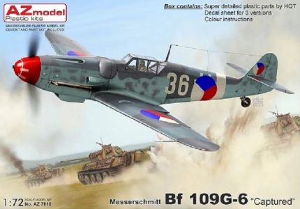 AZ MODEL AZ7818 MESSERSCHMITT BF 109G-6 CAPTURED