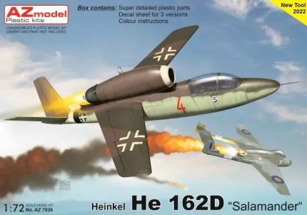 AZ MODEL AZ7826 HEINKEL HE 162D SALAMANDER