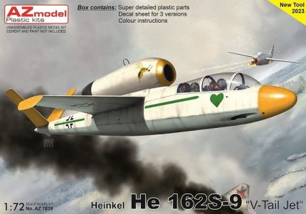 AZ MODEL AZ7839 HEINKEL HE 162S-9 V-TAIL JET