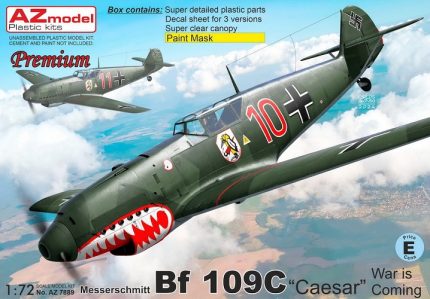 AZ MODEL AZ7889 MESSERSCHMITT BF 109C CAESAR WAR IS COMING