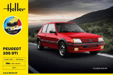 HELLER 58705 PEUGEOT 205 GTI