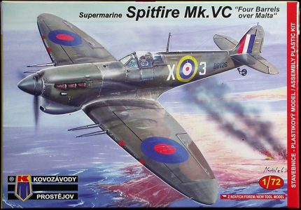 KP KPM0121 SUPERMARINE SPITFIRE MK.VC FOUR BARRELS OVER MALTA