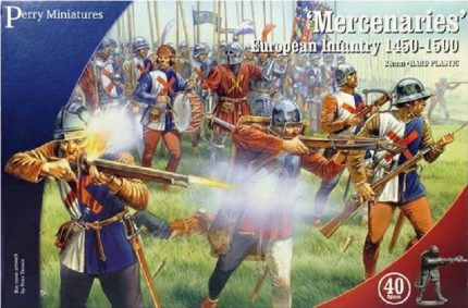 PERRY MINIATURES PEM-WR20 MERCENARIES EUROPEAN INFANTRY 1450-1500
