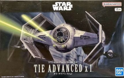 REVELL 01214 BANDAI 5066146 STAR WARS TIE ADVANCED X1