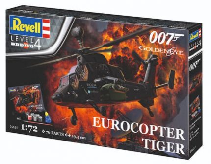 REVELL 05654 EUROCOPTER TIGER 007 GOLDENEYE