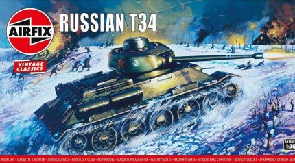 AIRFIX A01316V RUSSIAN T34 VINTAGE CLASSICS