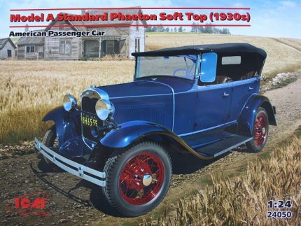 ICM 24050 MODEL A STANDARD PHAETON SOFT TOP 1930S AMERICAN PASSENGER CAR