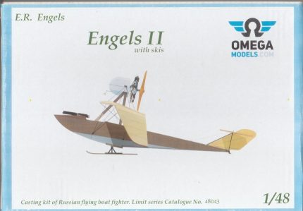 OMEGA MODELS 48043 E.R. ENGELS II WITH SKIS