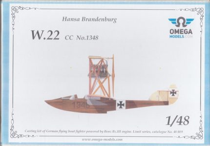 OMEGA MODELS 48019 HANSA BRANDENBURG CC NO.1348