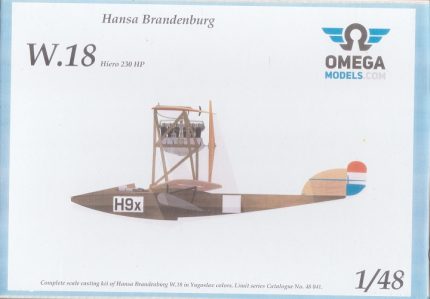 OMEGA MODELS 48041 HANSA BRANDENBURG HIERO 230 HP