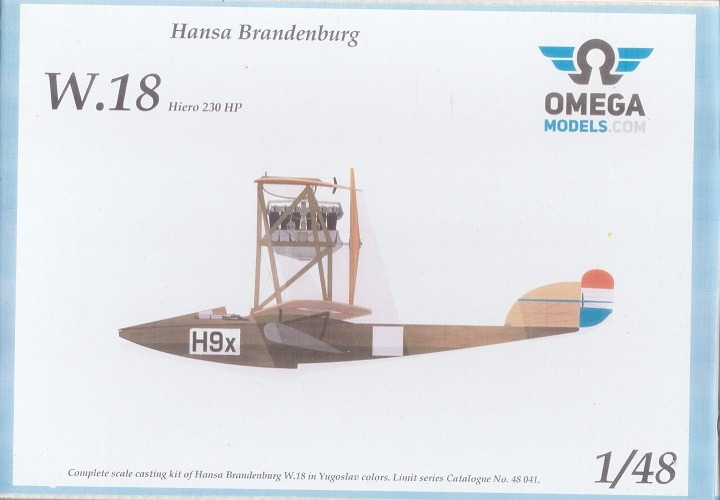 OMEGA MODELS 48041 HANSA BRANDENBURG HIERO 230 HP
