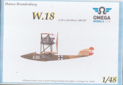 OMEGA MODELS 48042 HANSA BRANDENBURG W.18 A.50 WITH HIERO 200 HP