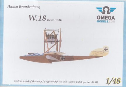 OMEGA MODELS 48047 HANSA BRANDENBURG BENZ BZ.III
