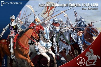 PERRY MINIATURES PEM-AO70 AGINCOURT MOUNTED KNIGHTS 1415-1429