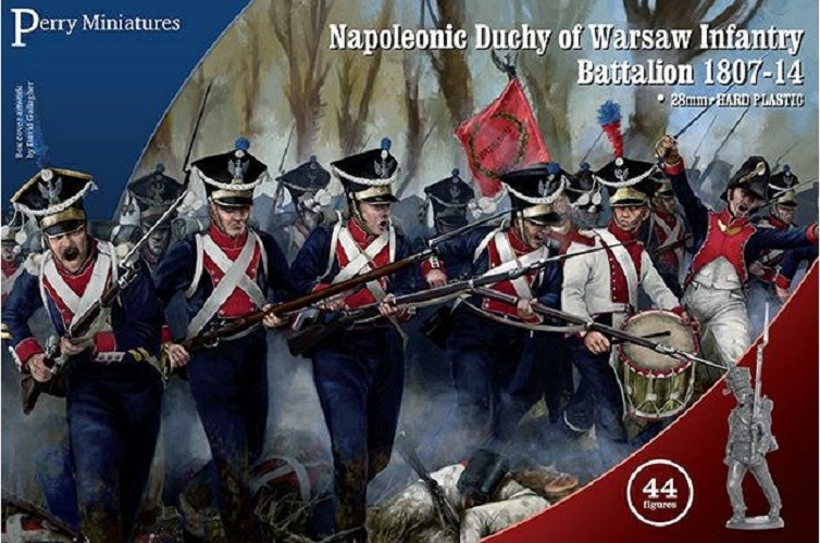 PERRY MINIATURES PEM-DOW1 NAPOLEONIC DUCHY OF WARSAW INFANTRY BATTALION 1807-14