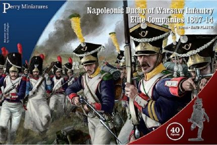 PERRY MINIATURES PEM-DOW2 NAPOLEONIC DUCHY OF WARSAW INFANTRY ELITE COMPANIES 1807-14