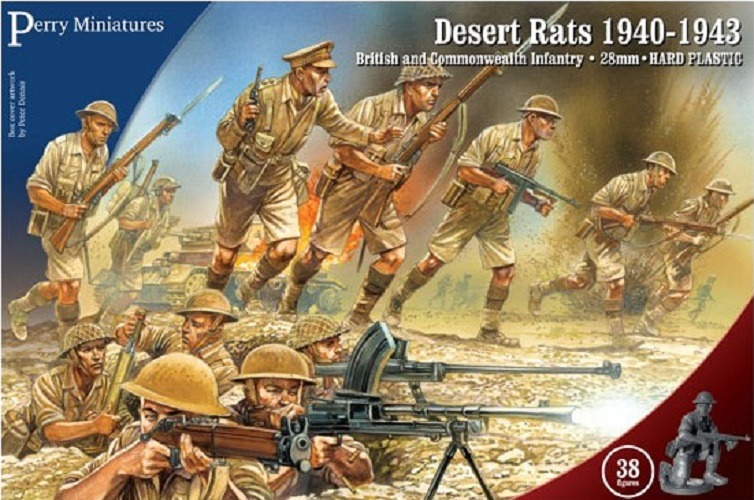 PERRY MINIATURES PEM-WW1 DESERT RATS 1940-1943