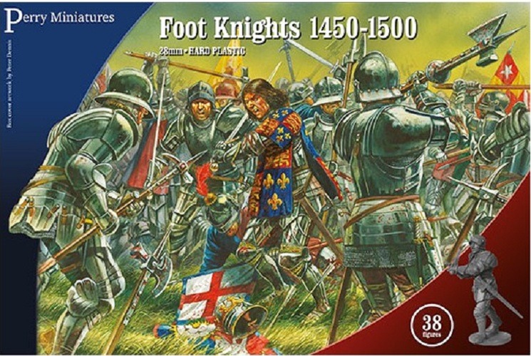 PERRY MINIATURES WR50 FOOT KNIGHTS 1450-1500