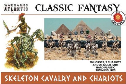 WARGAMES ATLANTIC WAACF007 CLASSIC FANTASY SKELETON CAVALRY AND CHARIOTS