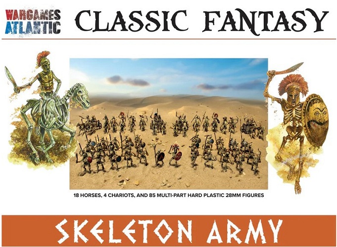 WARGAMES ATLANTIC WAACF011 CLASSIC FANTASY SKELETON ARMY