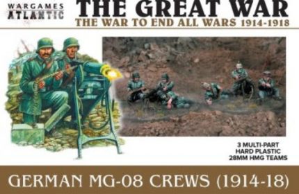WARGAMES ATLANTIC WAAGW005 THE GREAT WAR GERMAN MG-08 CREWS 1914-18