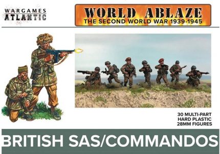 WARGAMES ATLANTIC WAAWA005 WORLD ABLAZE BRITISH SAS/COMMANDOS