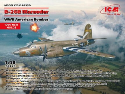 ICM 48320 B-26B MARAUDER WWII AMERICAN BOMBER