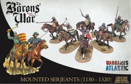 WARGAMES ATLANTIC WAAAC005 THE BARONS MOUNTED SERJEANTS 1150-1320